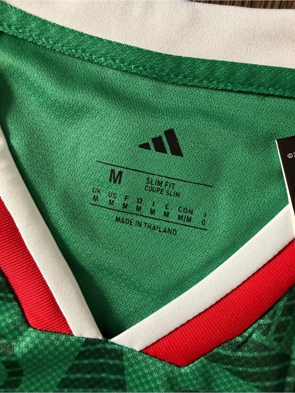 Adidas Men’s Mexico World Cup 2026 Green Soccer Jersey, Size Medium